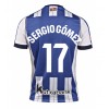 Muški Nogometni Dres Real Sociedad Sergio Gomez #17 Domaci 2025-26 Kratak Rukav Muški Nogometni Dres Real Sociedad Sergio Gomez #17 Domaci 2025-26 Kratak Rukav